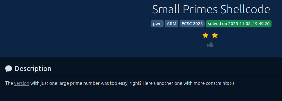 small-primes-shellcode